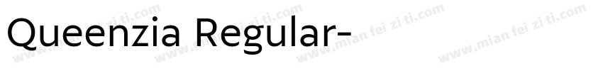 Queenzia Regular字体转换